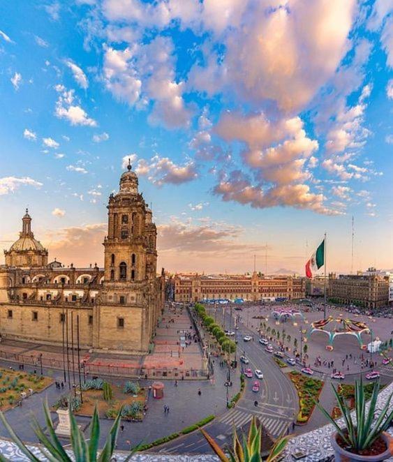 Modern Studio, Rooftop Charm, Cdmx Center2 Mexico by Eksteriør bilde