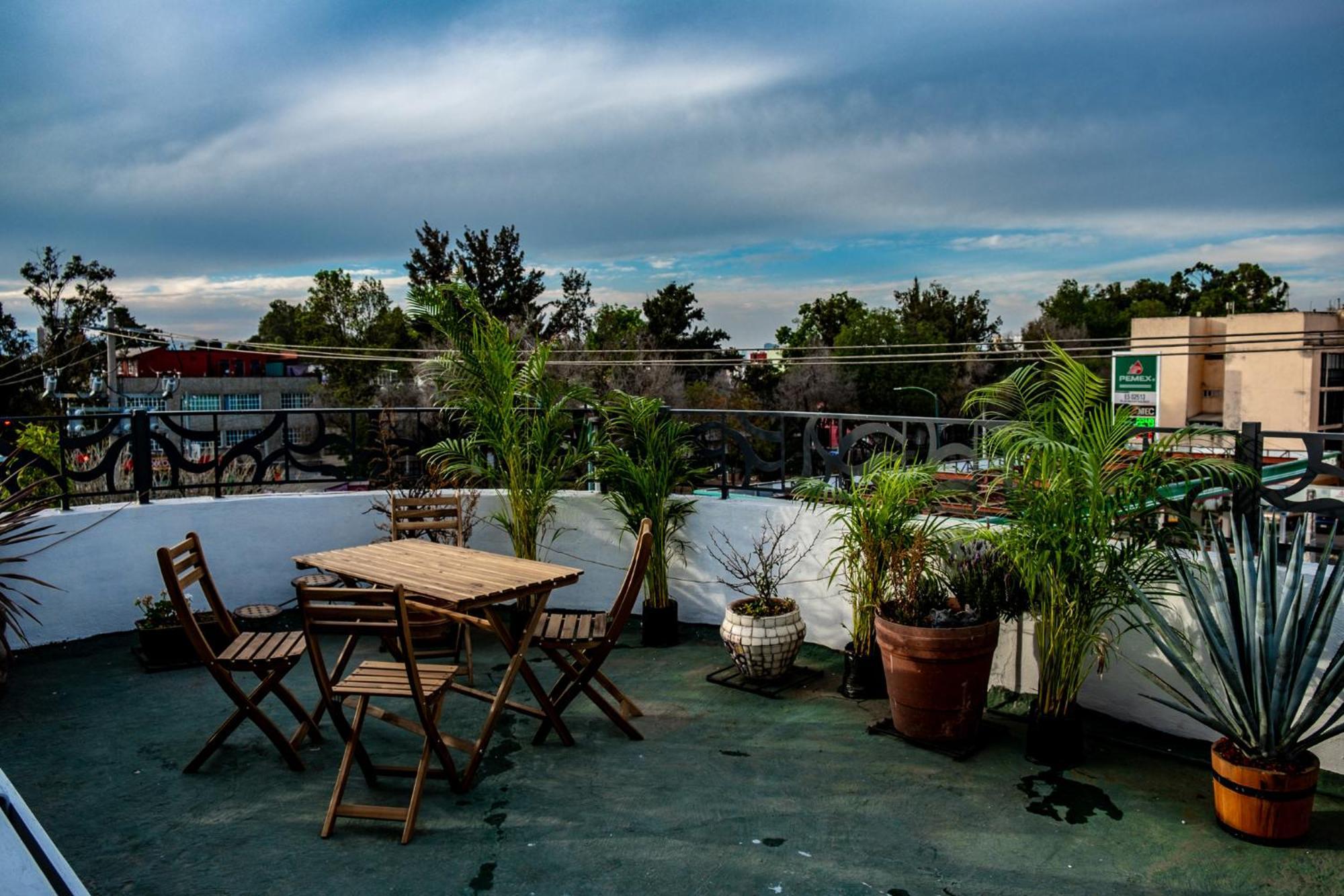 Modern Studio, Rooftop Charm, Cdmx Center2 Mexico by Eksteriør bilde