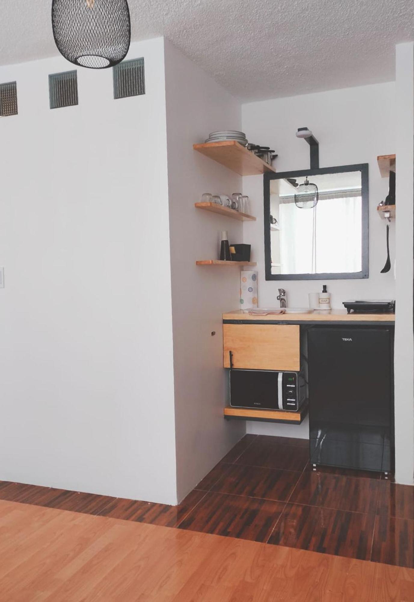 Modern Studio, Rooftop Charm, Cdmx Center2 Mexico by Eksteriør bilde